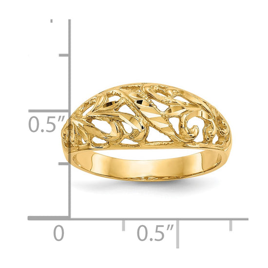Gold Polished Fancy Rings
