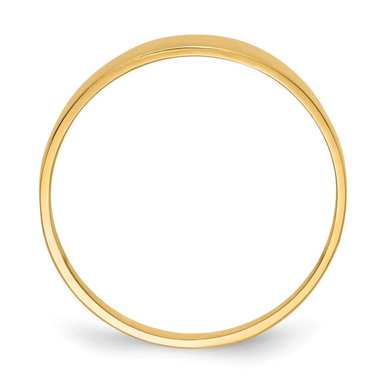 Gold Polished Classic Rings