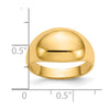 Gold Polished Classic Rings