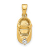 Birthstone Engraveable Baby Shoe Charms
