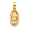 Birthstone Engraveable Baby Shoe Charms