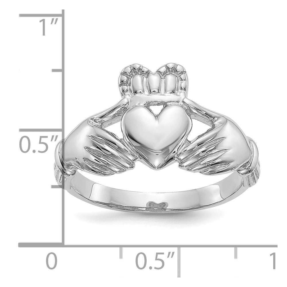 Gold Polished Claddagh Rings