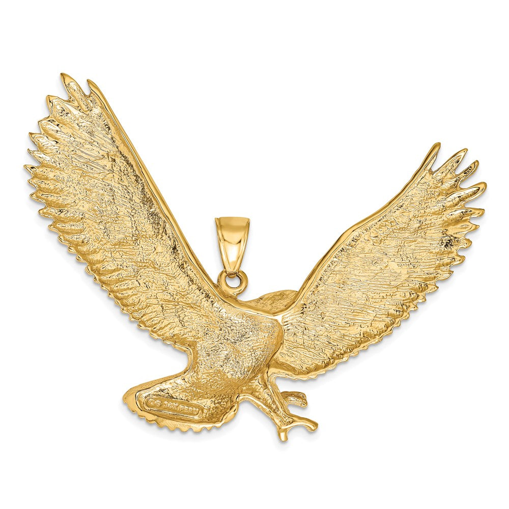 Gold Polished Eagle Pendants