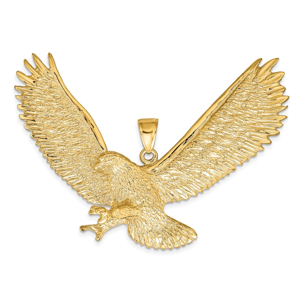 Gold Polished Eagle Pendants
