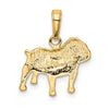 Gold Polished Dog Pendants