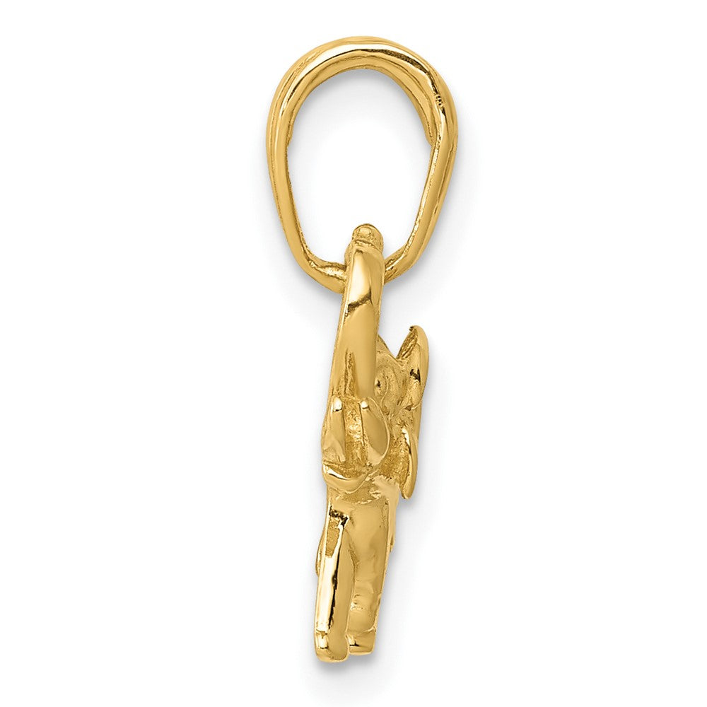 Gold Polished Jungle Animal Pendants
