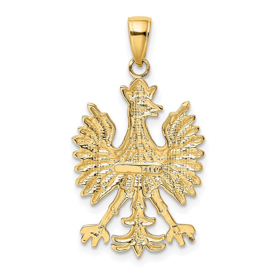 Gold Polished Eagle Pendants