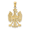 10K Phoenix Mythological Bird Charm