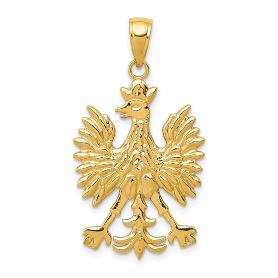 Gold Polished Eagle Pendants