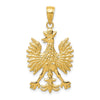 10K Phoenix Mythological Bird Charm