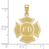 Gold Polished First Responder Pendants