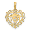 Gold Polished Medical Pendants
