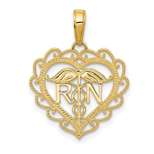 Gold Polished Medical Pendants