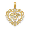 Gold Polished Medical Pendants