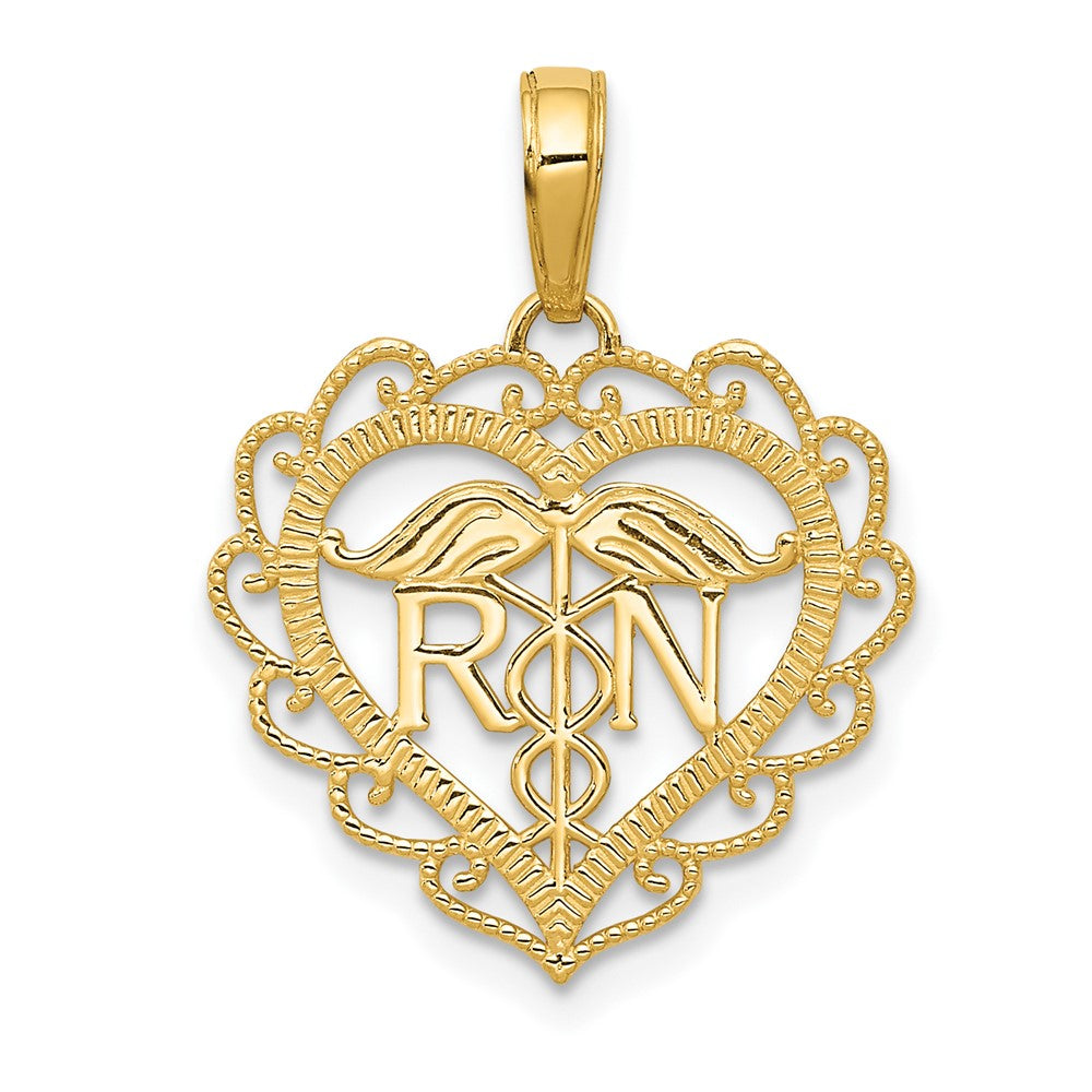 Gold Polished Medical Pendants