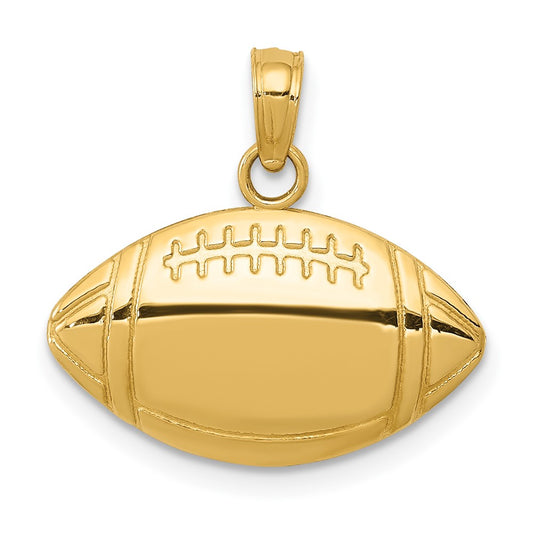 Gold Polished Sports Pendants
