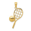 Gold Polished Tennis Pendants