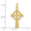 10k Celtic Cross w/Eternity Circle Pendant