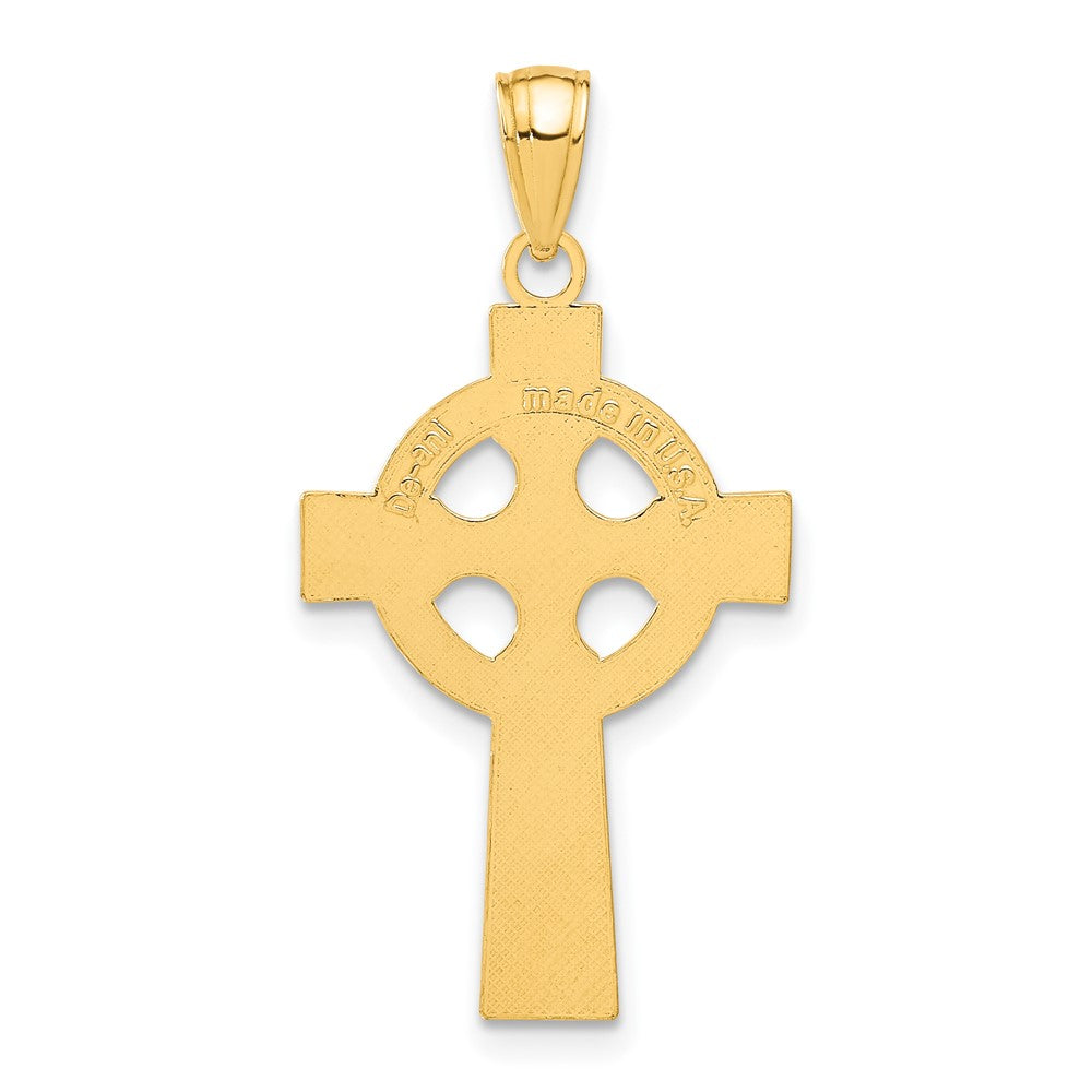 Gold Celtic Cross Pendant