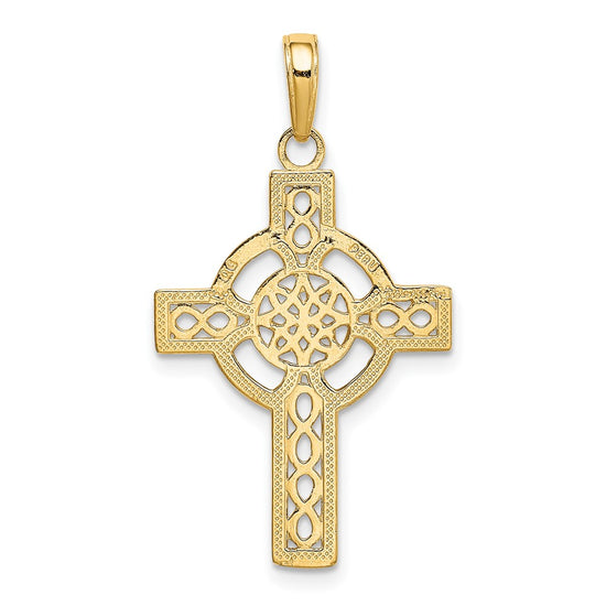 Gold Celtic Cross Pendant