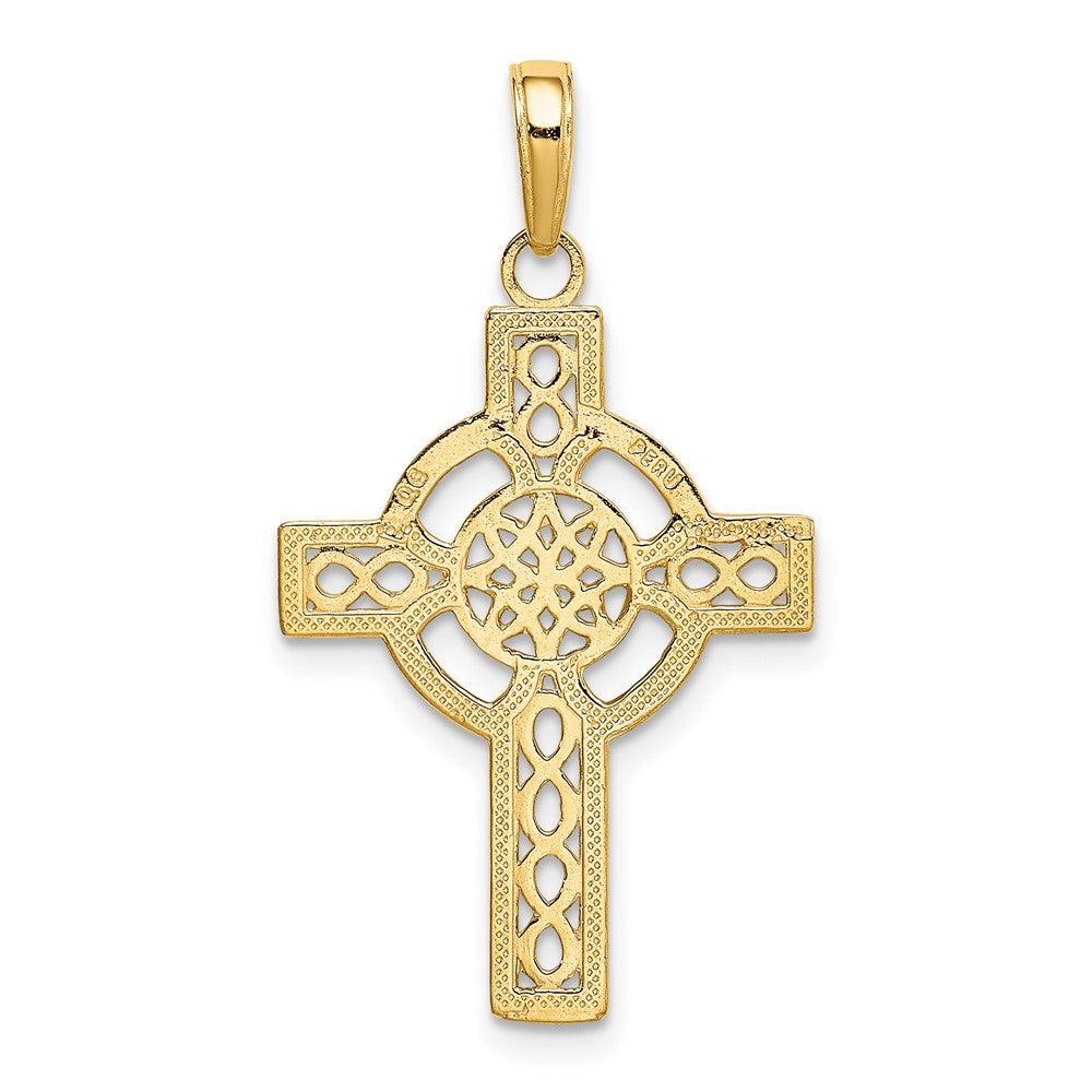 Gold Celtic Cross Pendant