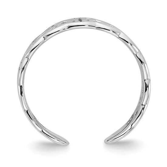 Gold Polished Celtic Toe Ring