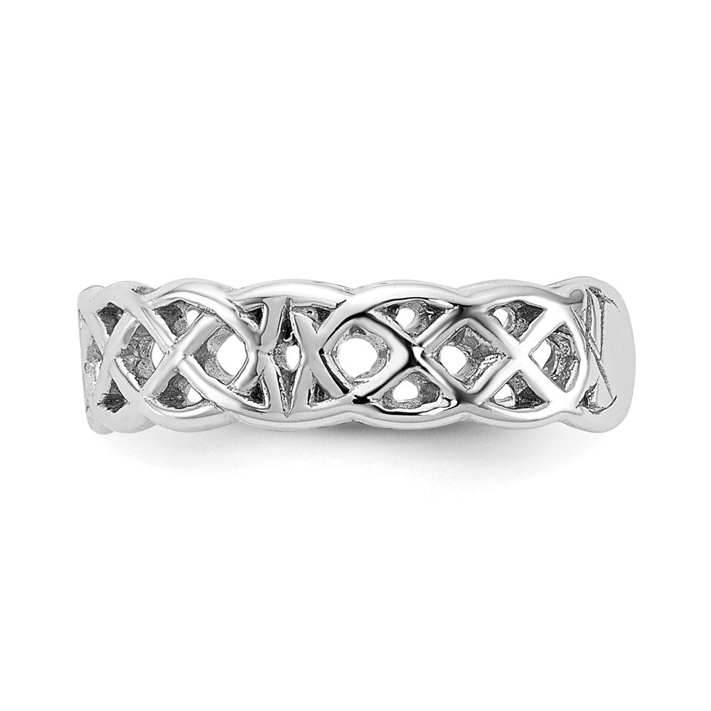 Gold Polished Celtic Toe Ring