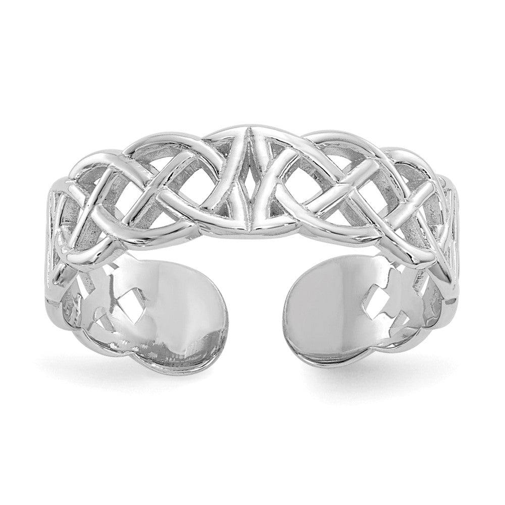 Gold Polished Celtic Toe Ring