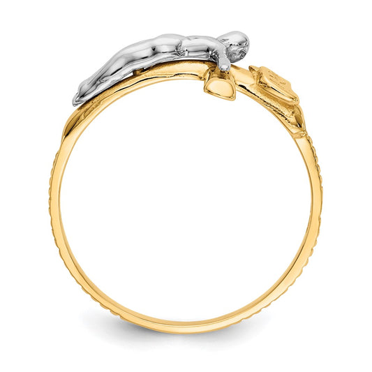 Gold Polished Religious Rings