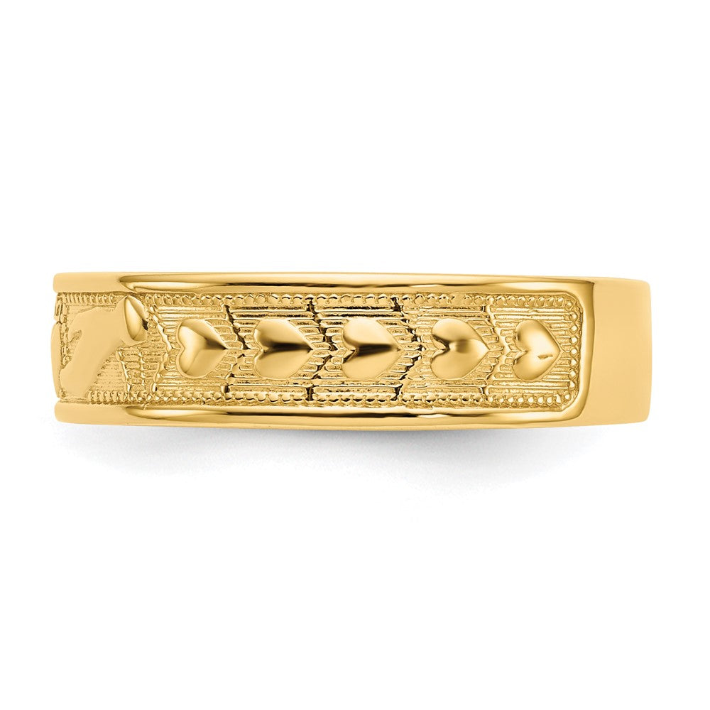 Gold Polished Claddagh Rings
