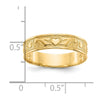 Gold Polished Claddagh Rings