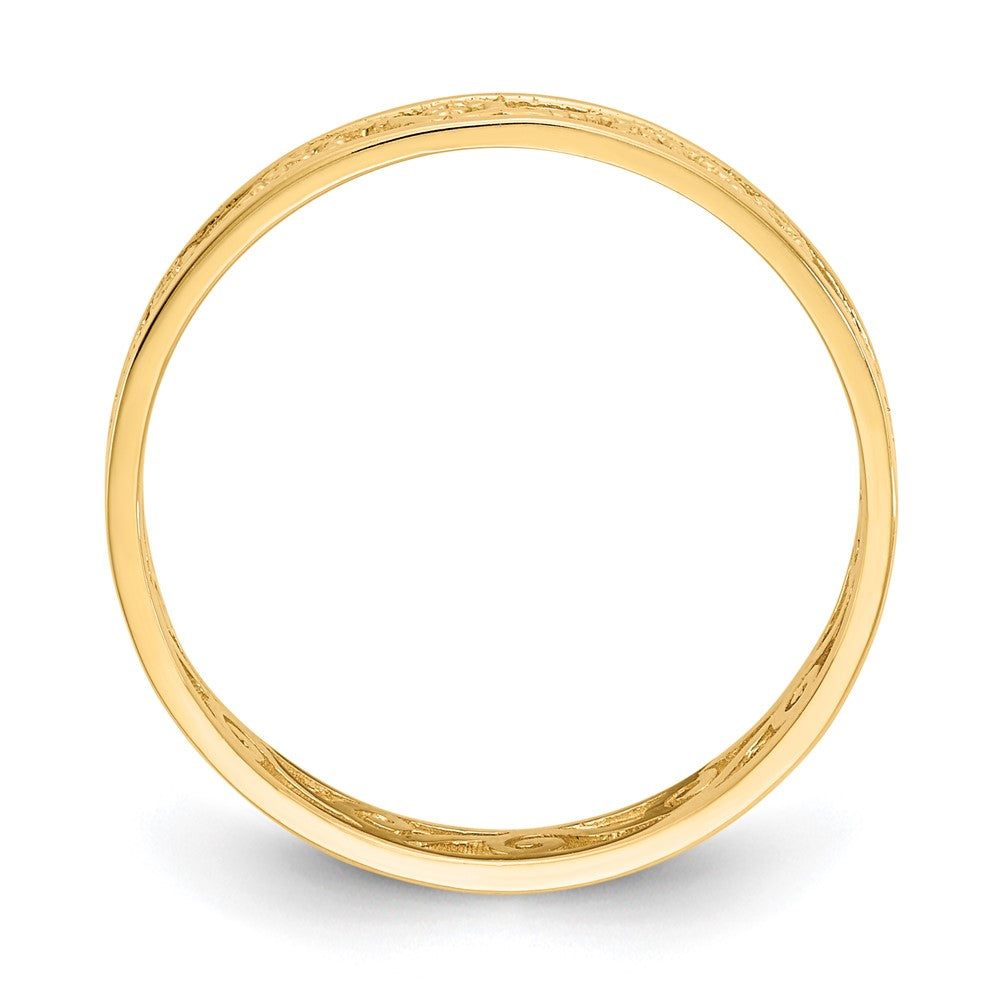 Gold Polished Classic Rings