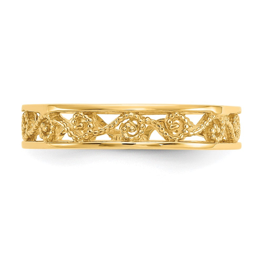 Gold Polished Classic Rings