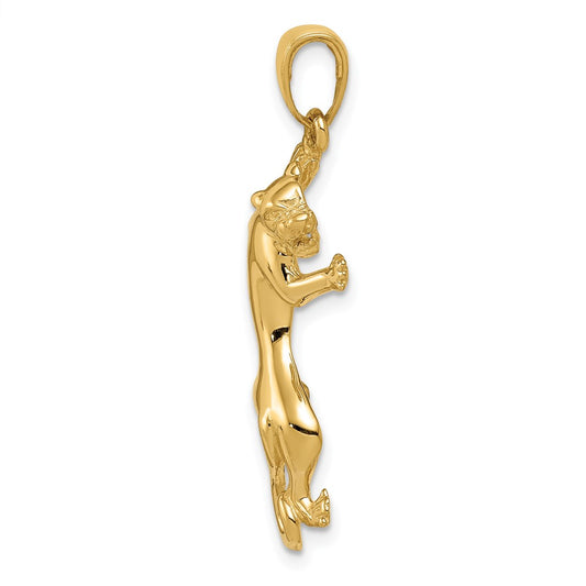 Gold Polished Jungle Animal Pendants