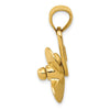 Gold Polished Propeller Pendant