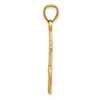 Gold Polished Anchor Pendants