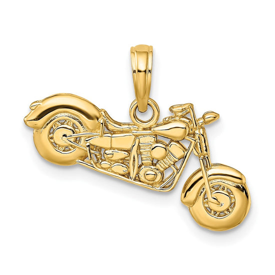 Gold Polished Travel Pendants