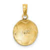 Gold Polished Soccer Pendants