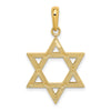 10K Star of David Pendant