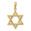 10K Star of David Pendant