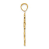 Gold Latin Cross Pendant