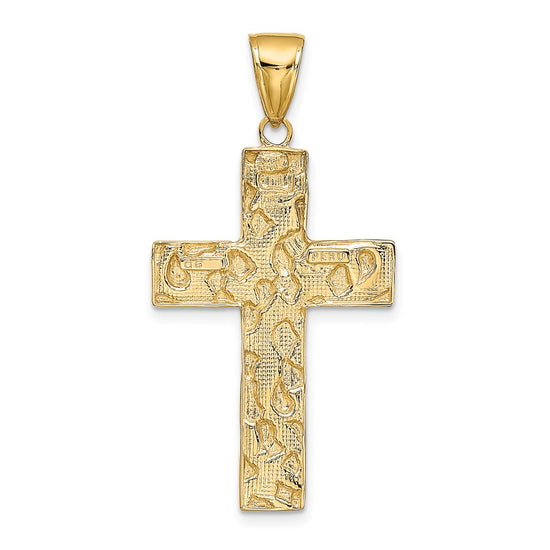 Gold Latin Cross Pendant
