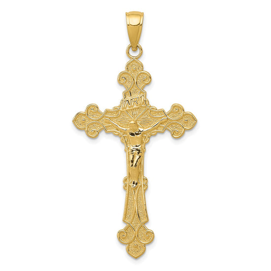 Gold INRI Crucifix Pendants