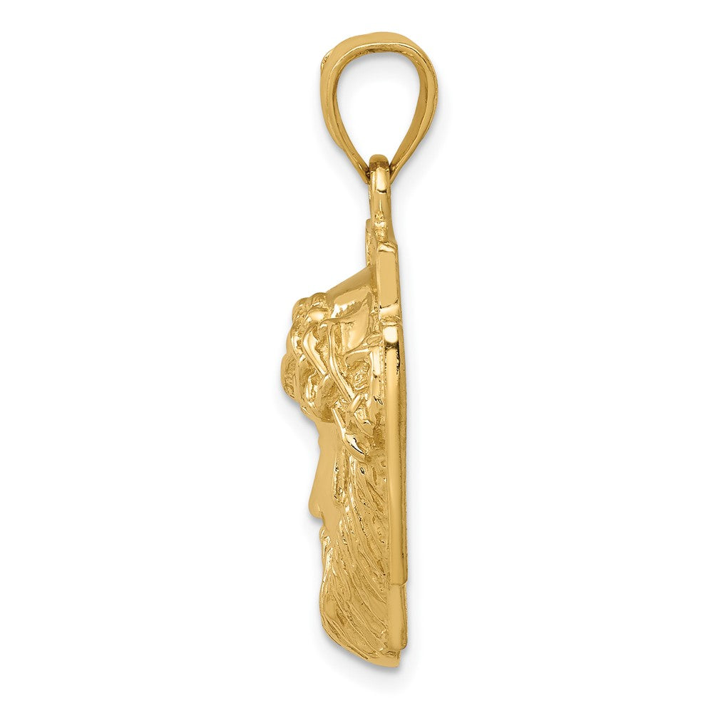 Gold Face of Jesus Pendants