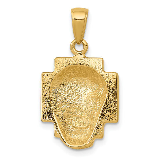 Gold Face of Jesus Pendant
