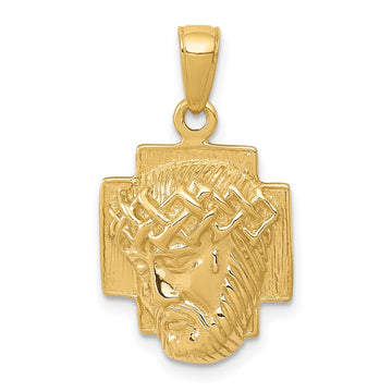 Gold Face of Jesus Pendant