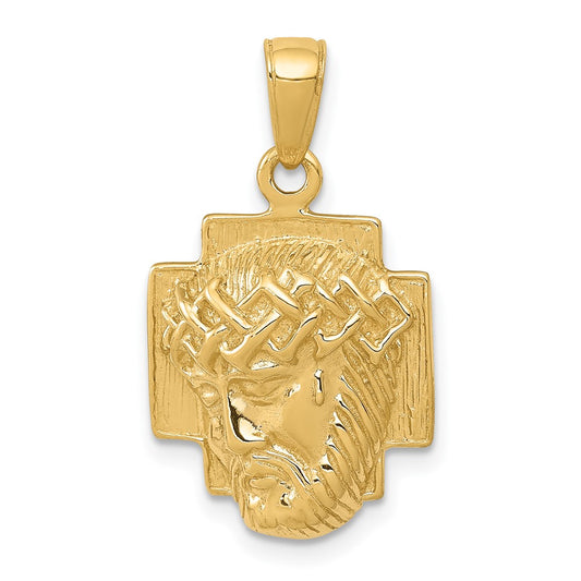 Gold Face of Jesus Pendant