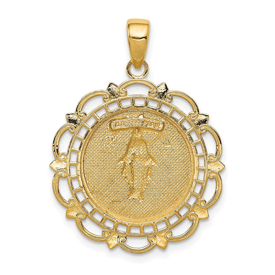 Gold Meraculous Medal Pendants