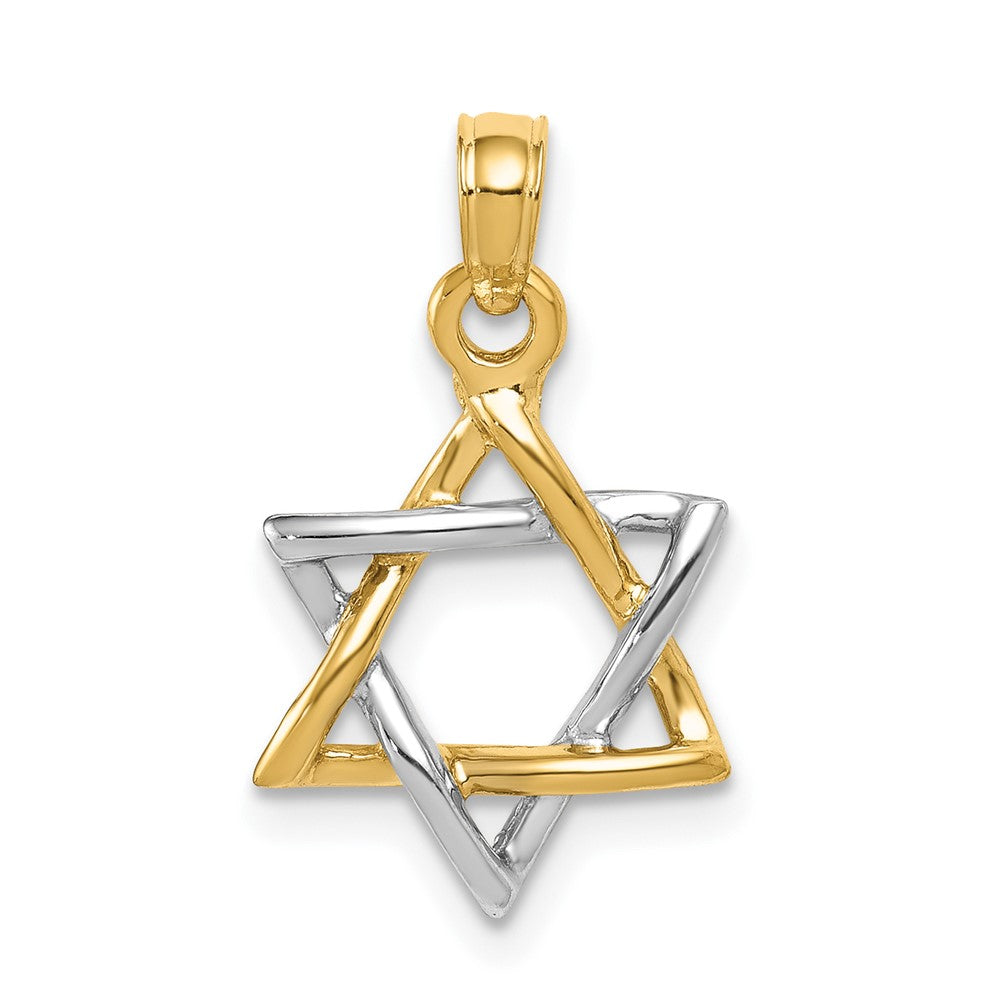 Gold Star of David Pendants