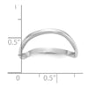Gold Polished Wave Thumb Rings